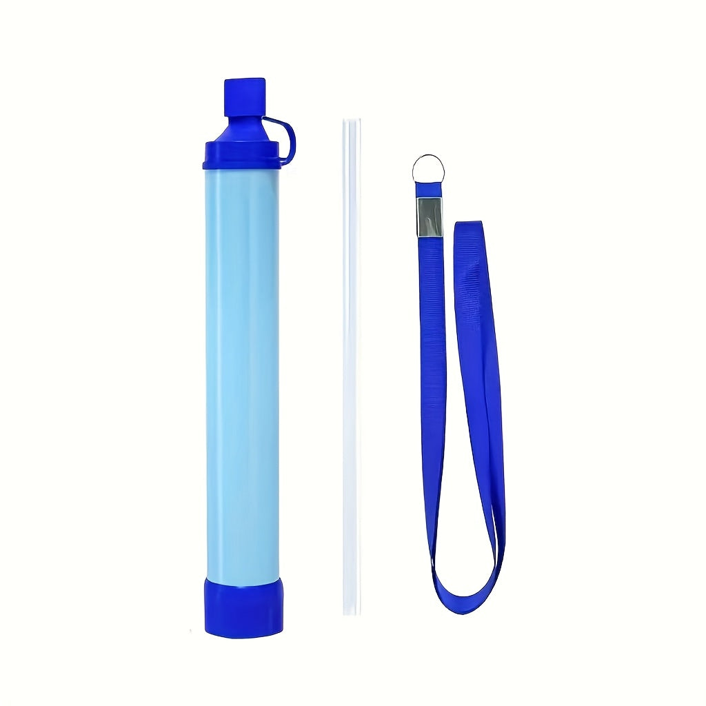 4PCS Personal Water Filter Straw – Mini Water Purifier Survival Gear for Hiking, Camping, Travel & Emergency Preparedness