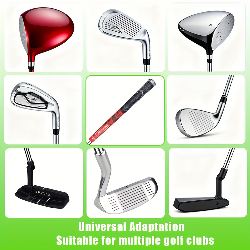 13pcs Golf Grips Set Midsize All Weather Compound Hybrid Rubber Golf Club Grips Ecological Yarn Thread Technology Multiple Colors