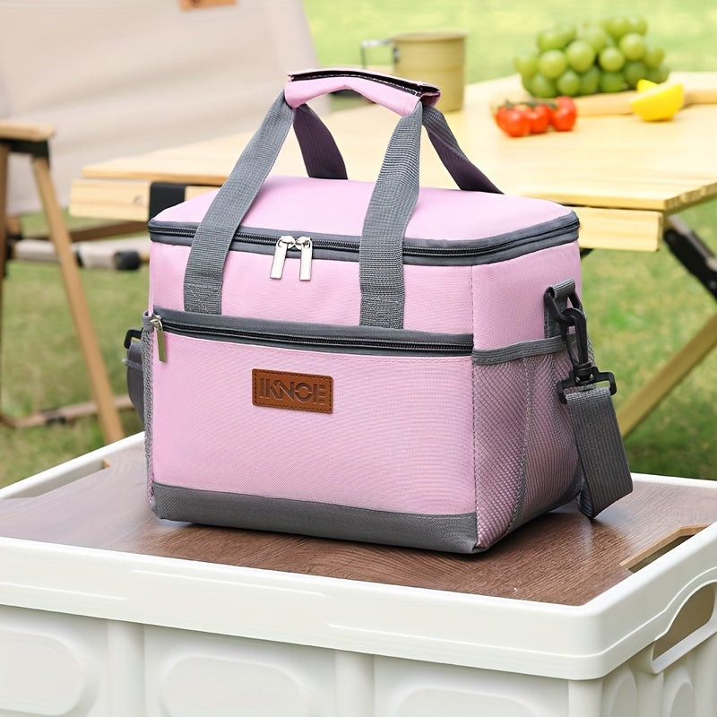 Foldable Insulated Lunch Bag Leakproof Thermal Tote with Aluminum Foil Lining – Keeps Food Cold 6+ Hours for Women Men Kids Work School Picnic