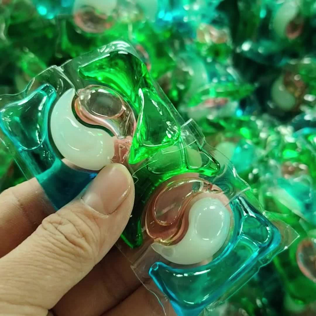 Laundry Pods Concentrated – Deep Cleaning, Tough Stain Removal, Long-Lasting Fragrance, Quick-Dissolving No Residue Laundry Detergent Pods | 200g, 300g, 600g, 1200g Bulk Pack