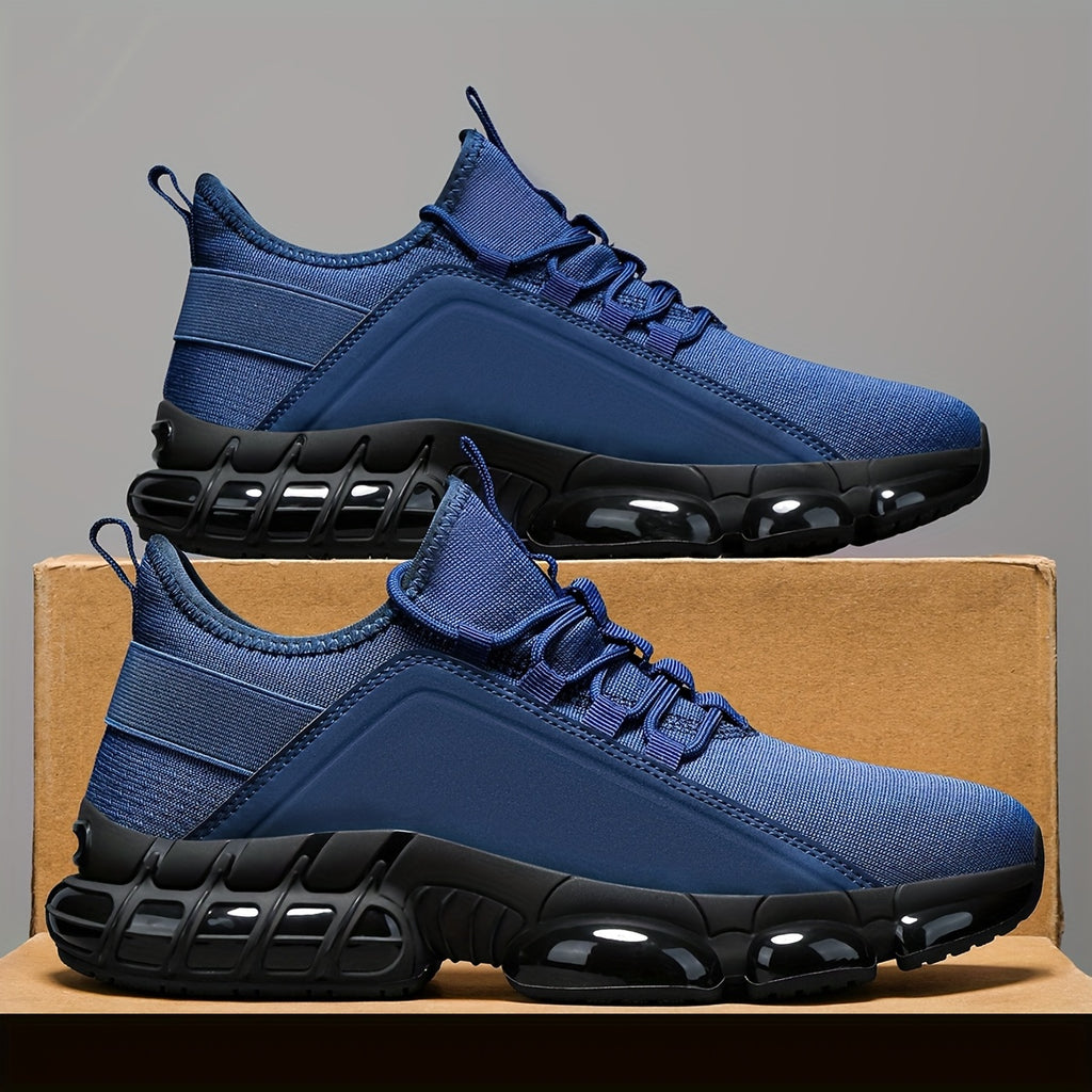 Men's Lightweight Breathable Running Shoes Air Cushion Low-Top Sneakers – Fabric Upper Athletic Shoes for Gym, Training, Hiking & Casual Wear US 6.5-13.5