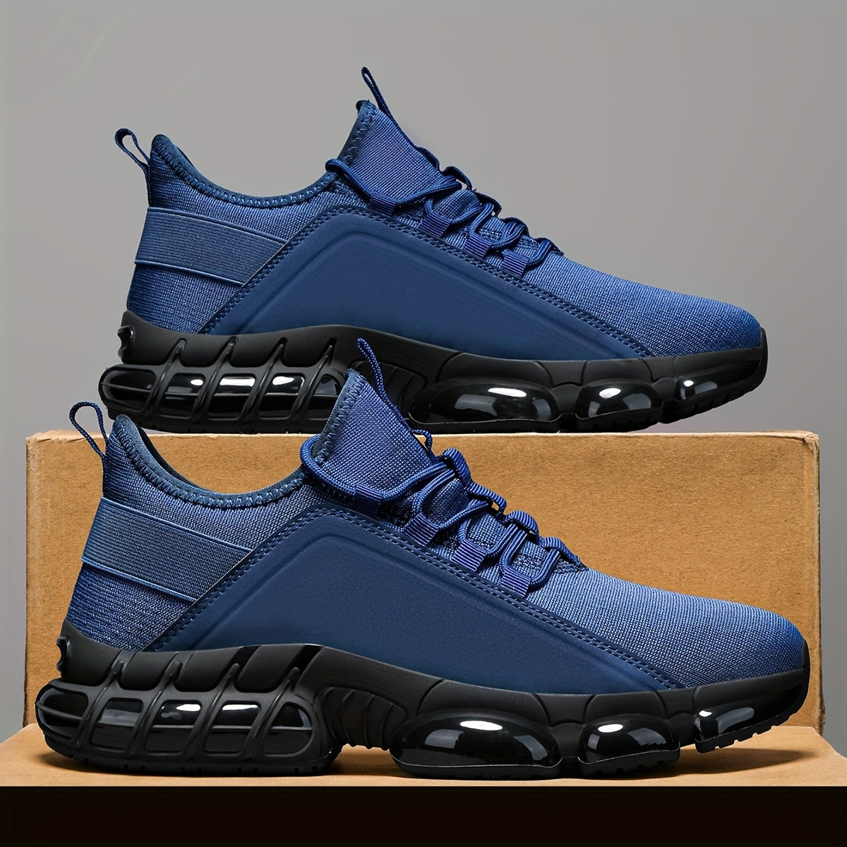 Men's Lightweight Breathable Running Shoes Air Cushion Low-Top Sneakers – Fabric Upper Athletic Shoes for Gym, Training, Hiking & Casual Wear US 6.5-13.5