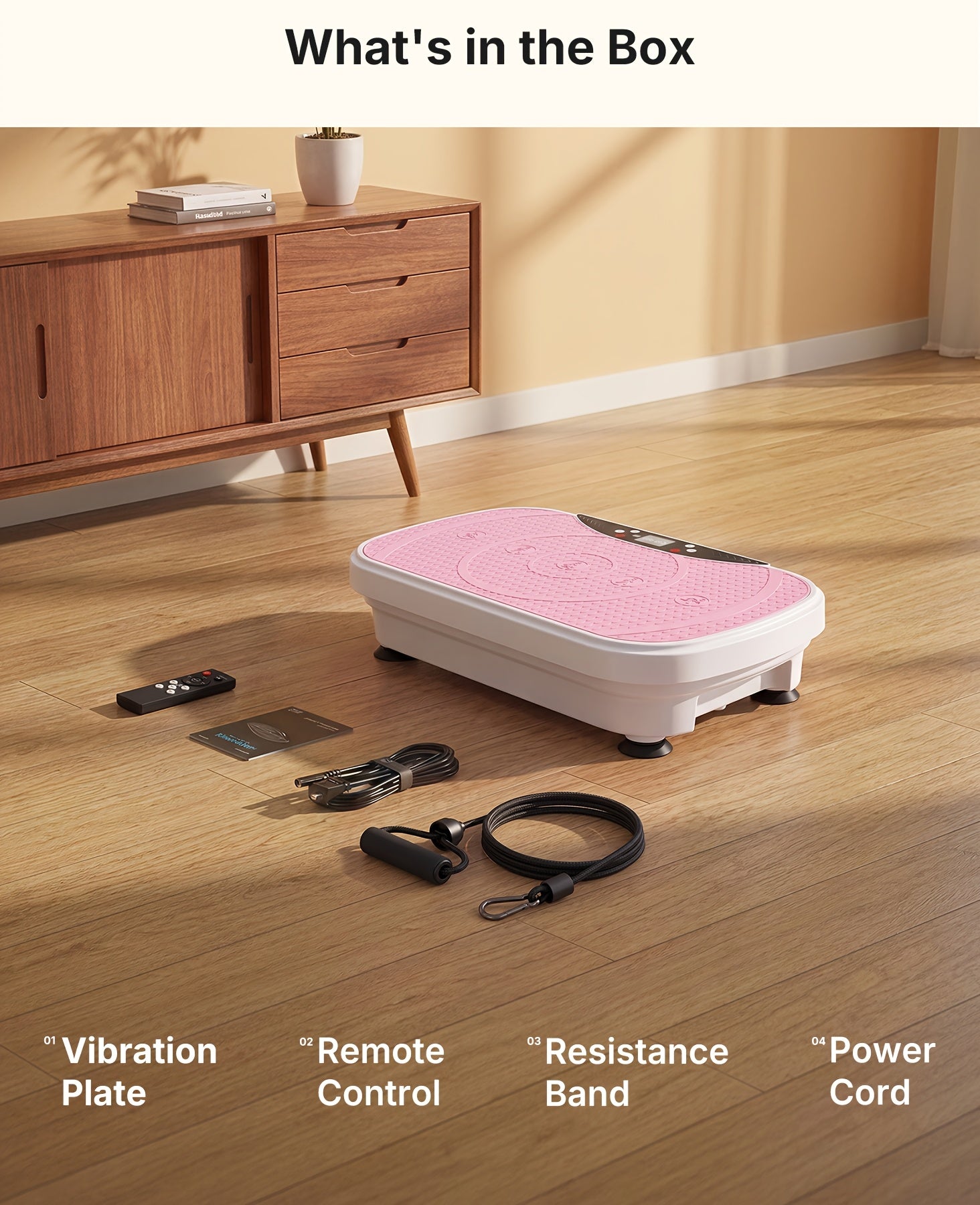 Vibration Plate Exercise Machine Full Body Workout Platform with Quiet Motor & Speed Control – Home Gym Fitness Equipment for Weight Loss, Toning & Recovery