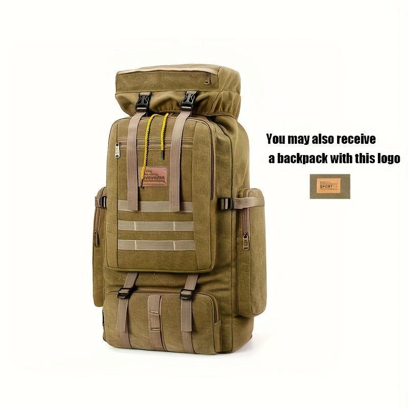 90L Large Capacity Hiking Backpack – Wear-Resistant Mountaineering Camping Travel Backpack for Men & Women, Durable Outdoor Trekking Pack (Black, Khaki, Green)