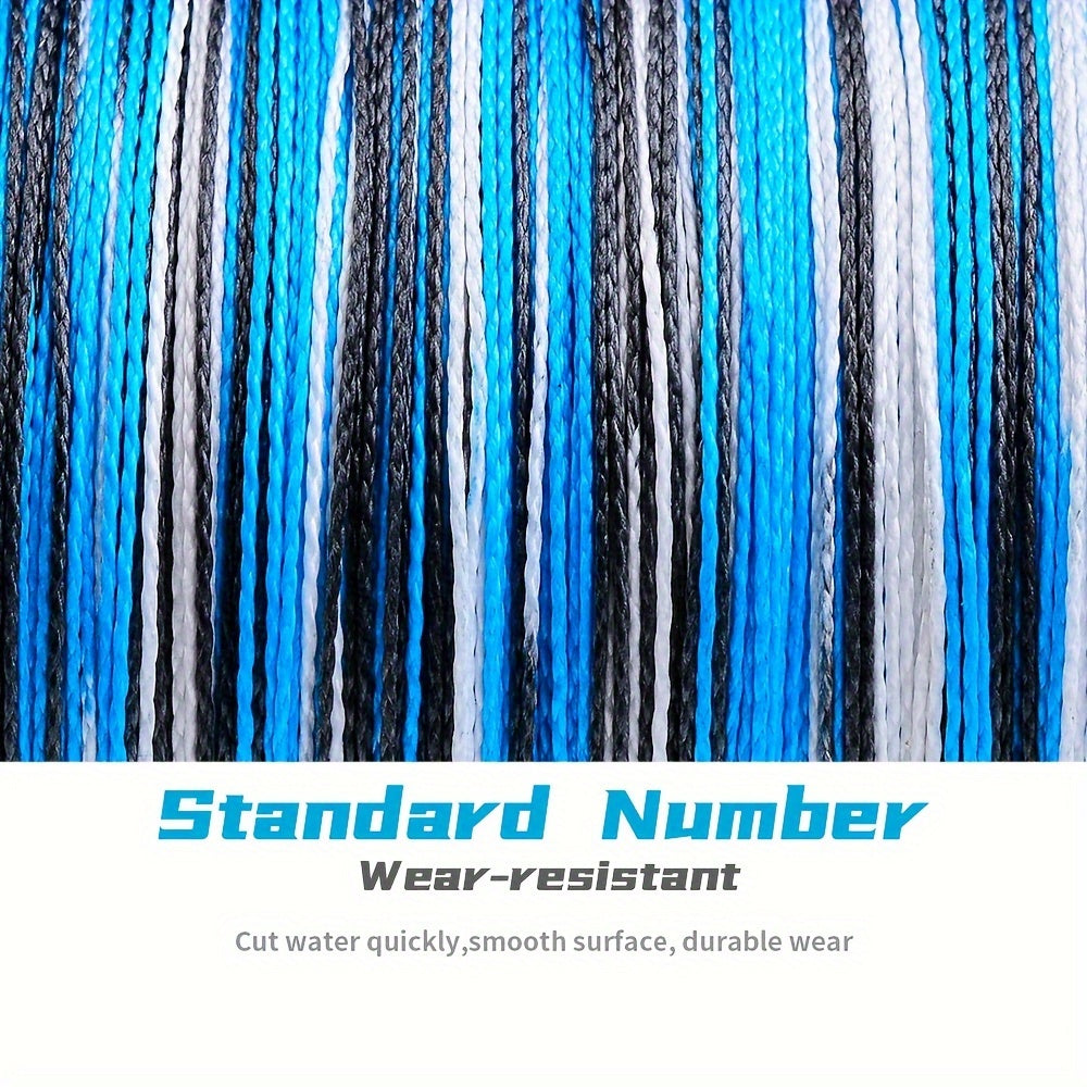 Braided Fishing Line 4 Strand 1094 Yards Abrasion Resistant Zero Stretch Super Strong 6LB-80LB Test Freshwater Saltwater Fishing Line Gray Green Blue Camouflage Green Camouflage
