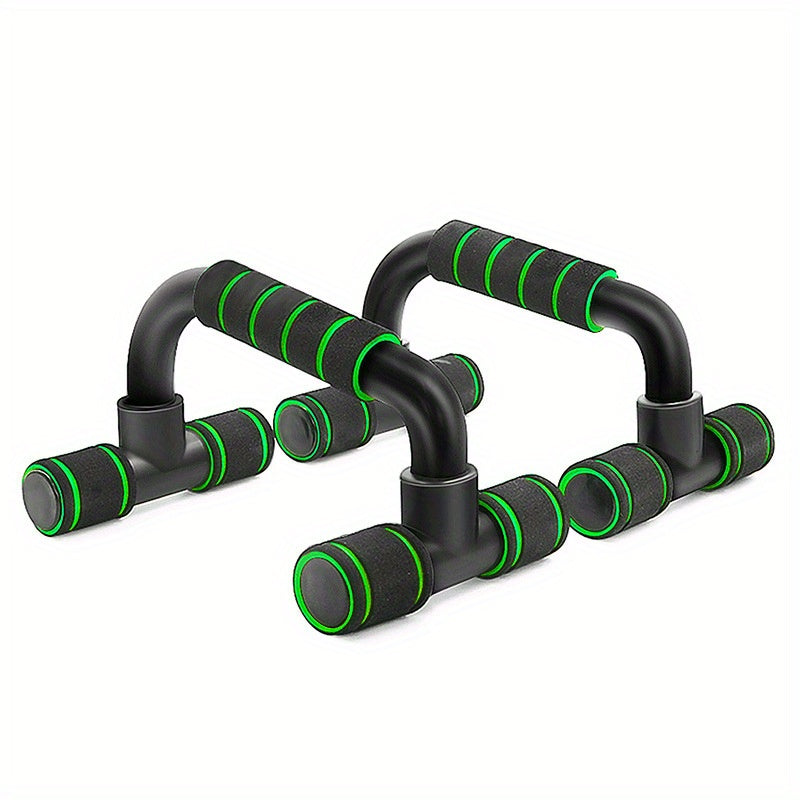 Push Up Bars 1 Pair Ergonomic Non-Slip 300 Lbs Textured Foam Grip Portable Home Gym Strength Training Stands Easy Assembly Fitness Gift