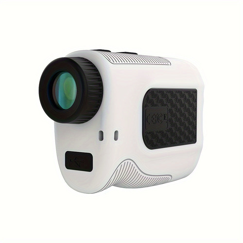 Golf Rangefinder 1000 Yard Laser with Slope Switch Magnetic Strip Flag Lock Vibration – 6x Magnification Rechargeable for Golfers Tournament Legal