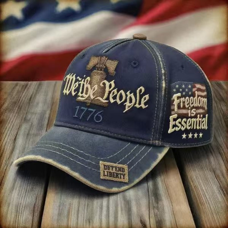 Embroidered Baseball Cap Vintage Water Washed Hat for Men and Women Adjustable Unisex Trendy Dad Hat 2025