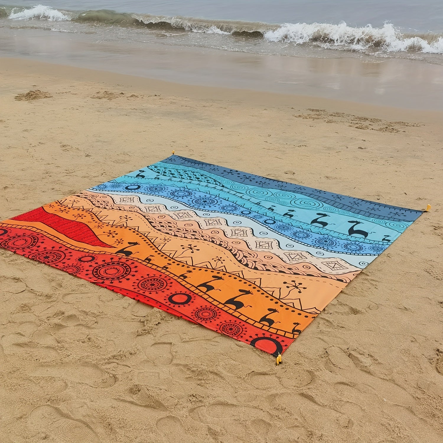 Sand-Free Beach Blanket Oversized – Quick-Dry Lightweight Sandproof Mat for Beach, Camping, Picnic & Travel | Fits 2–10 Adults | Multiple Styles & Sizes