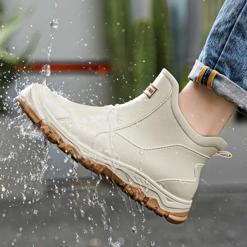 Short Rain Boots for Men & Women – Waterproof Non-Slip Outdoor Rubber Boots for Hiking, Rainy Days, Car Wash & Garden, US 6-11, Multiple Colors