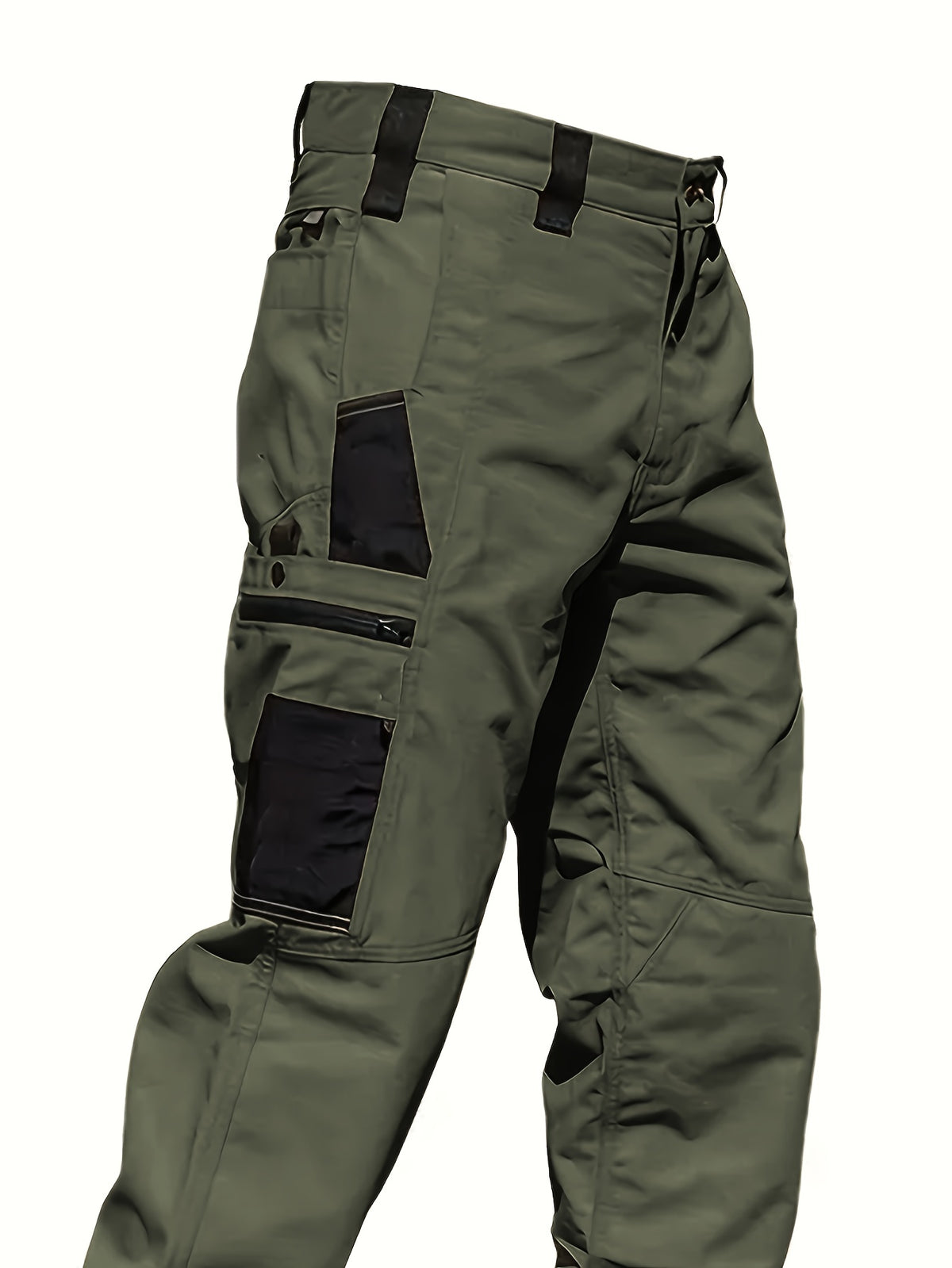 Men's Tactical Cargo Pants 2-Pack – Ripstop Multi-Pocket Work Pants for Camping, Hiking, Hunting & Fishing, Straight Leg All-Season Outdoor Pants, Sizes S-XXXL