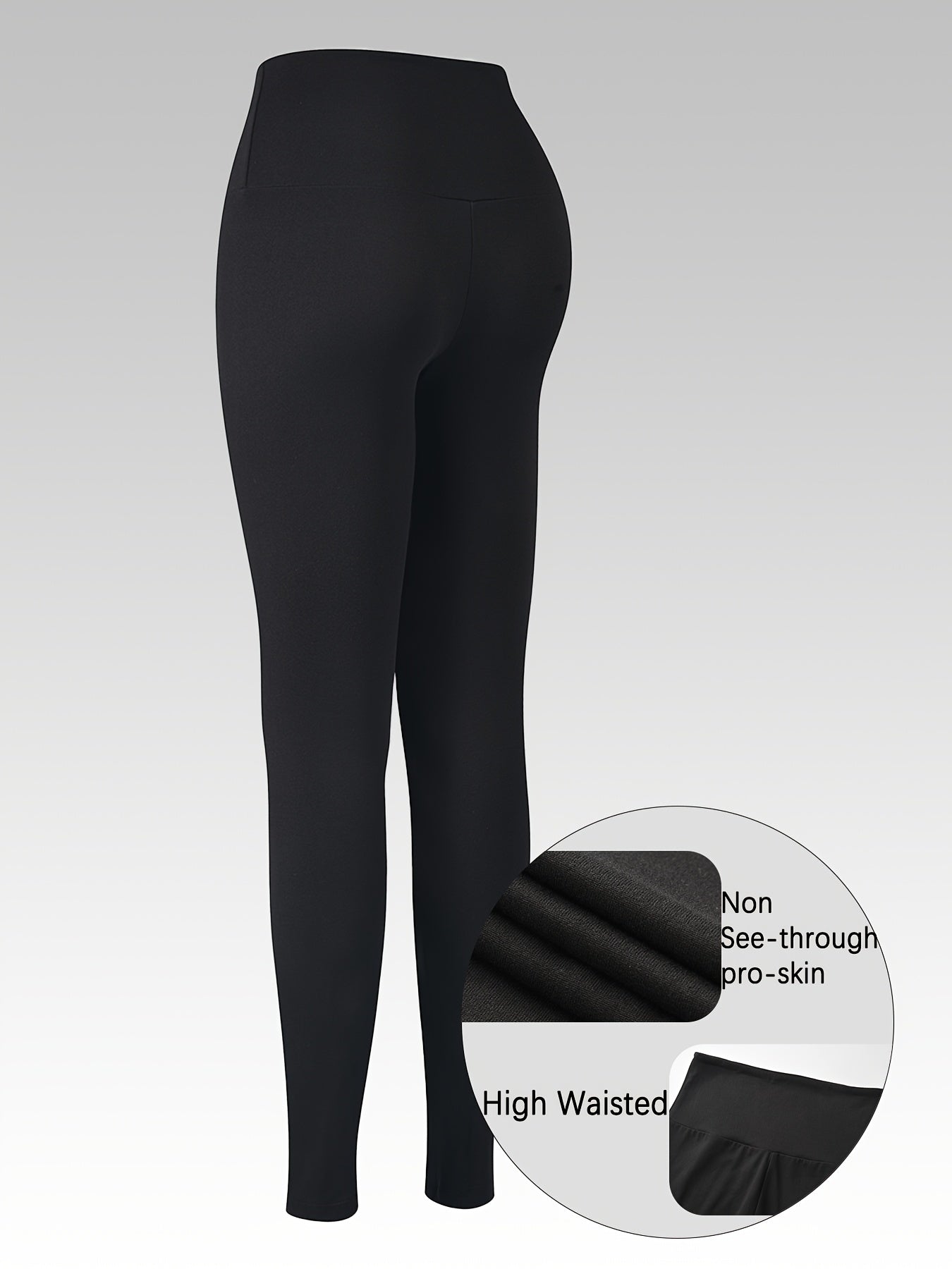 Women's High Waisted Tummy Control Leggings 5 Pack, Super Soft 4-Way Stretch Workout Yoga Running Pants, Full Length Non-Sheer Gym Leggings with Full Coverage All Season Comfort, Sizes S-XXL