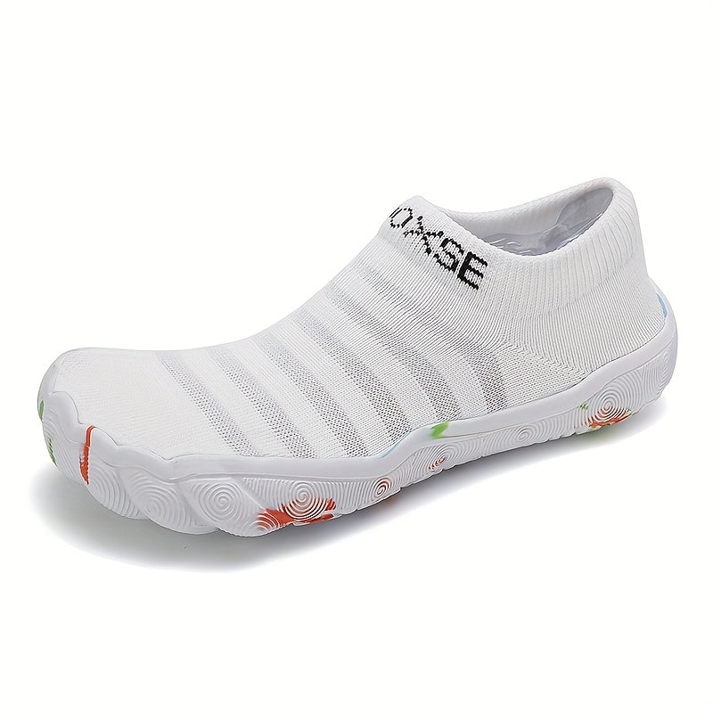 Women's Lightweight Water Shoes Breathable Outdoor Hiking Beach River Wading - TPR Sole Ergonomic Design All Season Footwear - White Black Yellow Red US 5 to 13