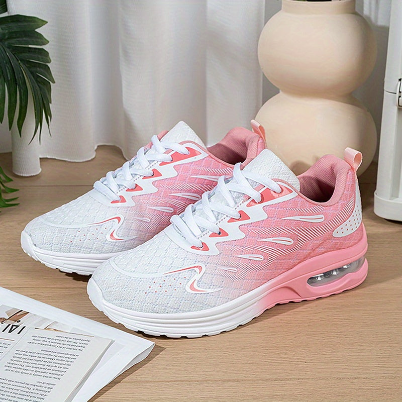Women's Running & Walking Shoes – Lightweight Mesh Air Cushion Sneakers, Non-Slip Breathable Tennis Shoes with Arch Support, US 5.5-11, 8 Colors