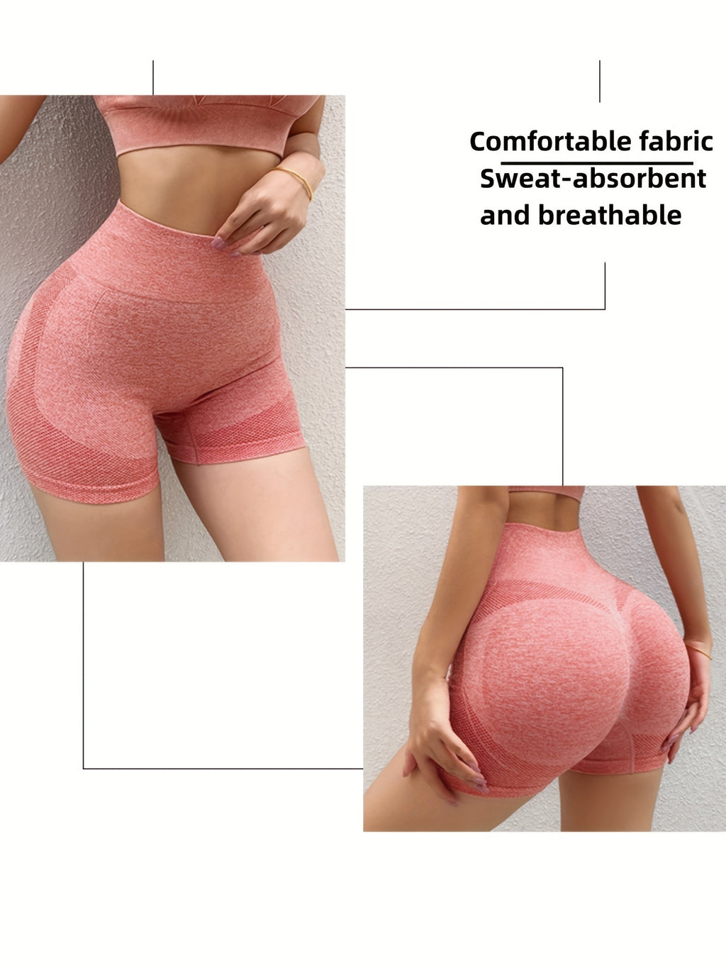 Women's High Waist Gym Shorts 4-Pack Seamless Quick-Dry – High-Stretch Yoga Short Leggings for Workout Running Pilates HIIT Biker Shorts Squat Proof Compression Athletic Shorts M L XL