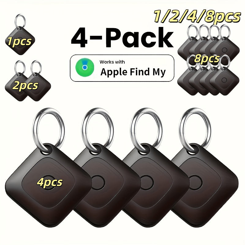 Bluetooth Item Tracker Smart GPS Locator 1/2/4/8 Pack – Mini Wireless Finder for Keys Wallet Luggage Bags Cars – High Decibel Alarm App Control Anti-Lost Device Gift for Travelers
