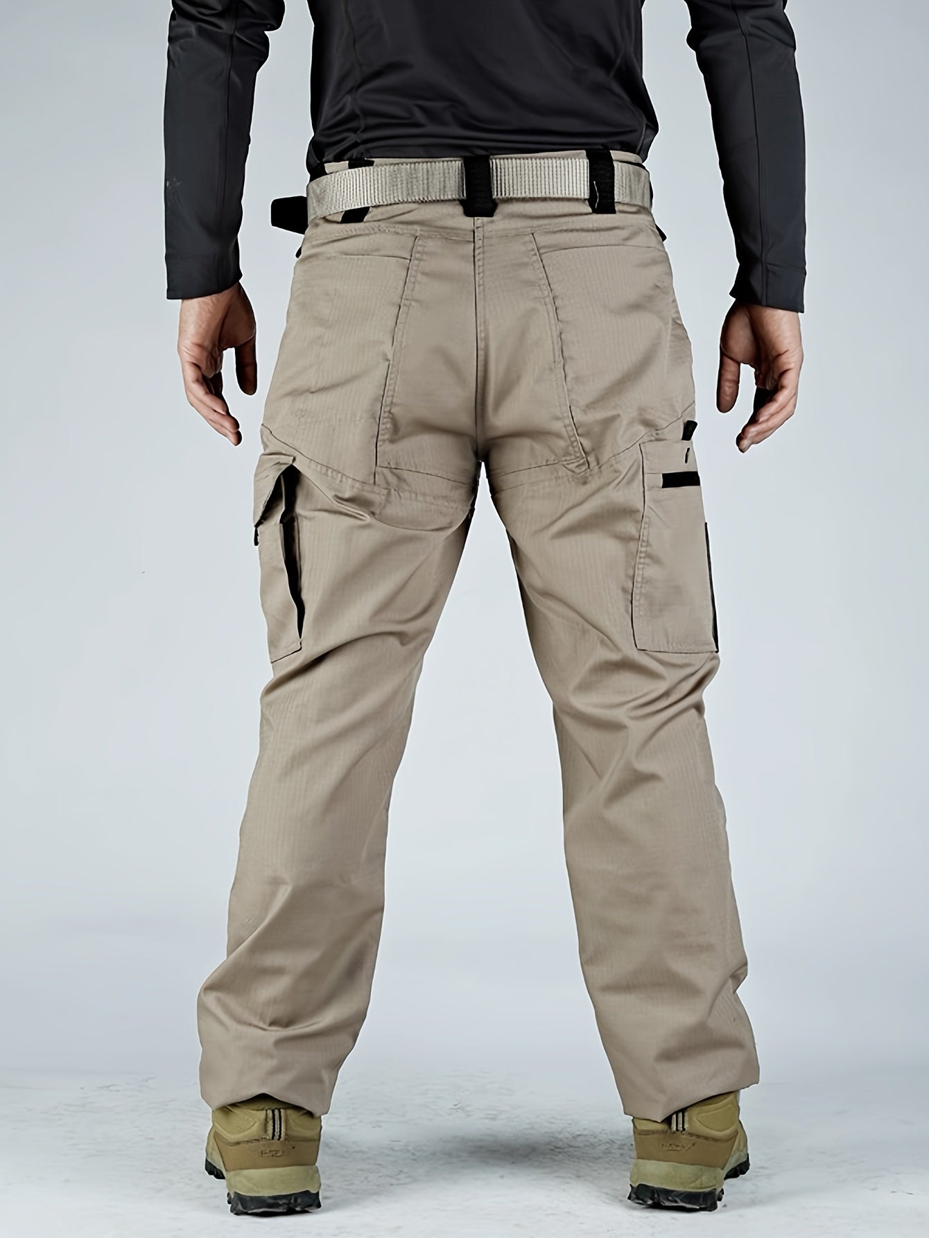 Men's Tactical Cargo Pants Quick-Dry Lightweight Hiking Pants Multi-Pocket Outdoor Work Pants for Men S-XXXL Black Grey Green