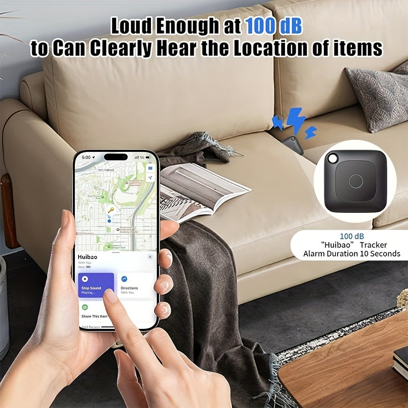 Bluetooth Item Tracker Smart GPS Locator 1/2/4/8 Pack – Mini Wireless Finder for Keys Wallet Luggage Bags Cars – High Decibel Alarm App Control Anti-Lost Device Gift for Travelers