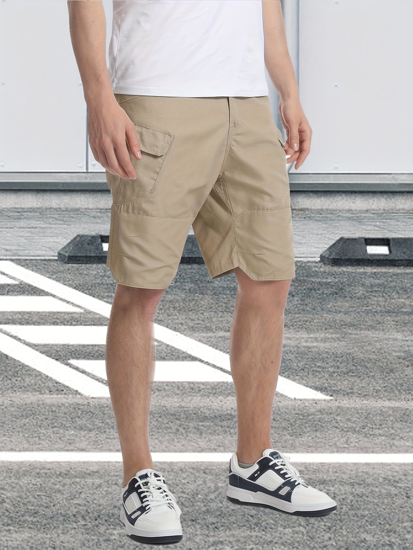 Men's Cargo Shorts Breathable Quick Dry Tactical Work Shorts Multi-Pocket S-XXXL – Outdoor Hiking Fishing Camping Military Style Shorts for Men Black Khaki Grey Green
