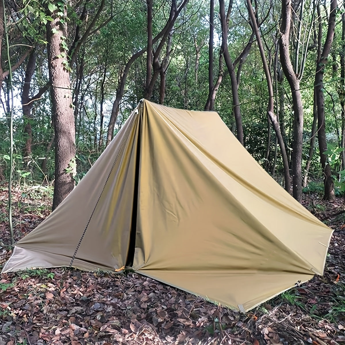 Camping Sunshade Tarp 6-Person Multi-Function Sun Shelter with 19 Hanging Points – Lightweight Canopy for Hiking Mountaineering Travel Parties & All-Season Tent Shade