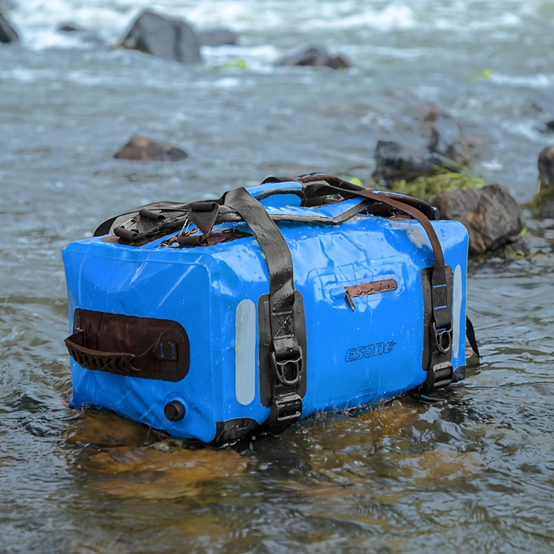 Dry Bag Backpack Waterproof 40L 60L Roll Top Sack for Kayaking Camping Surfing Paddle Board Boating Men Women Blue Orange Yellow
