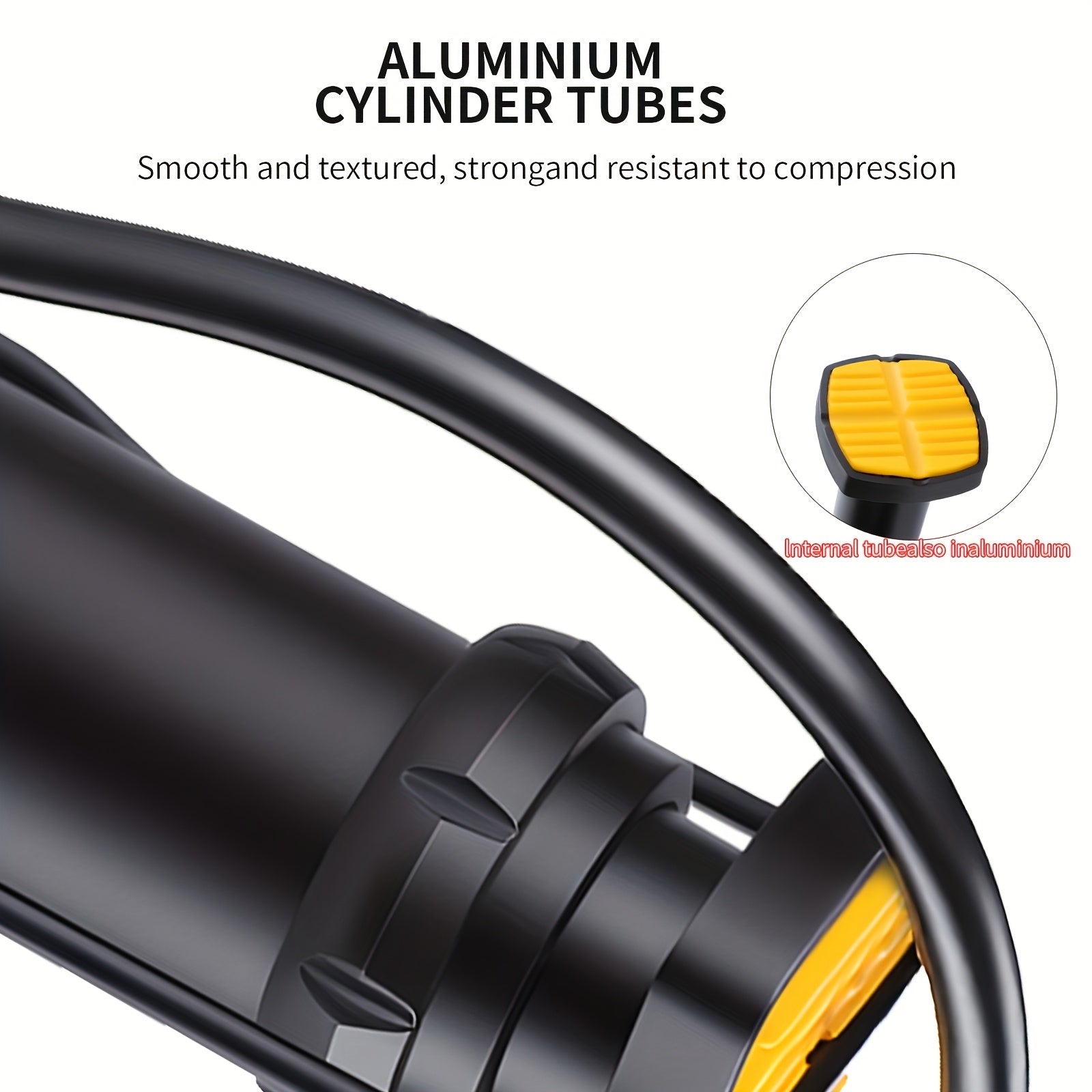 Foot Pump Portable High Pressure Inflator for Bicycle Car Motorcycle Basketball Universal Floor Pump Auto Rebound Compact