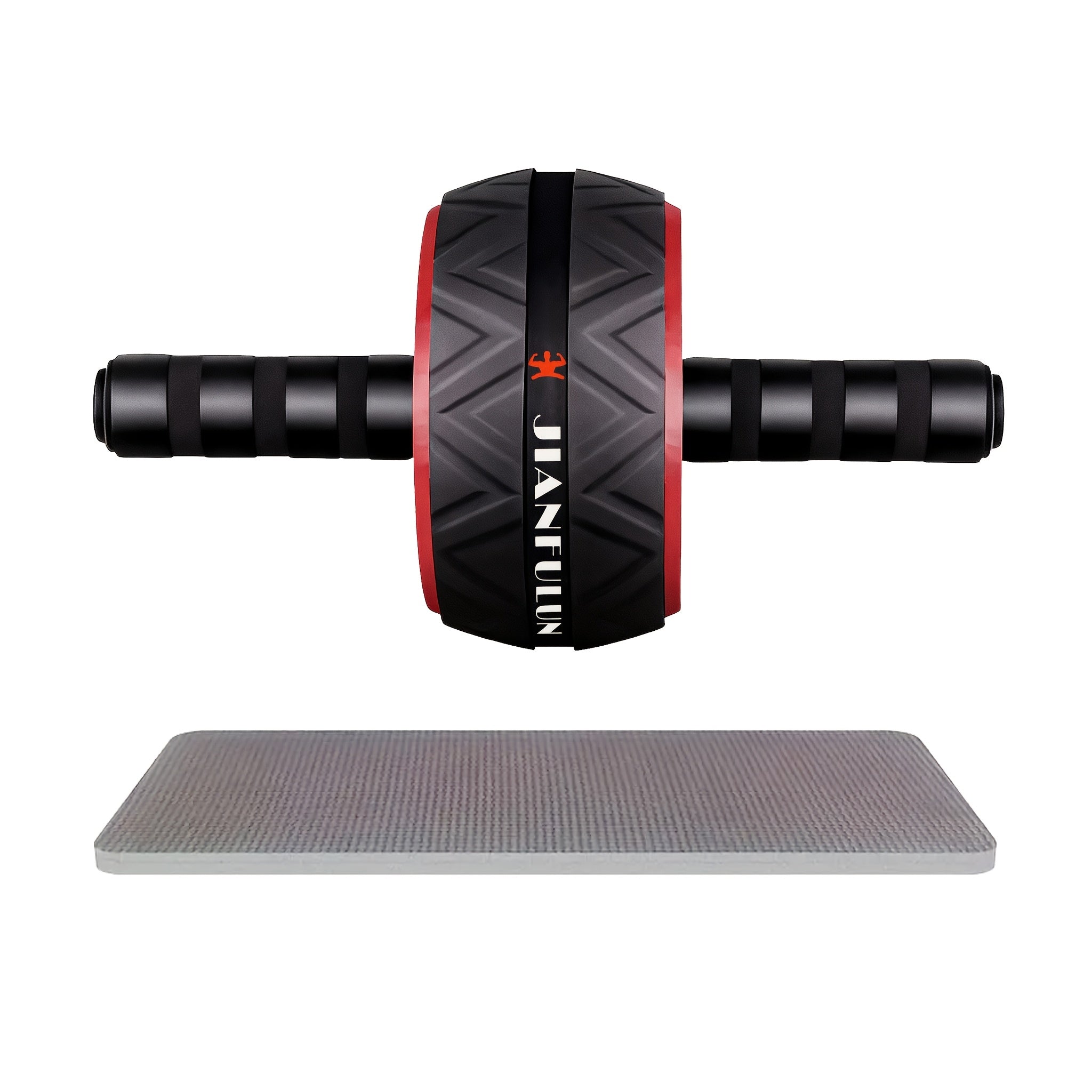 Ab Wheel Roller with Knee Pads Core Strength Training Balance Ab Workout Crunch Machine Home Gym Muscle Toning Arms Abs Fitness Gift