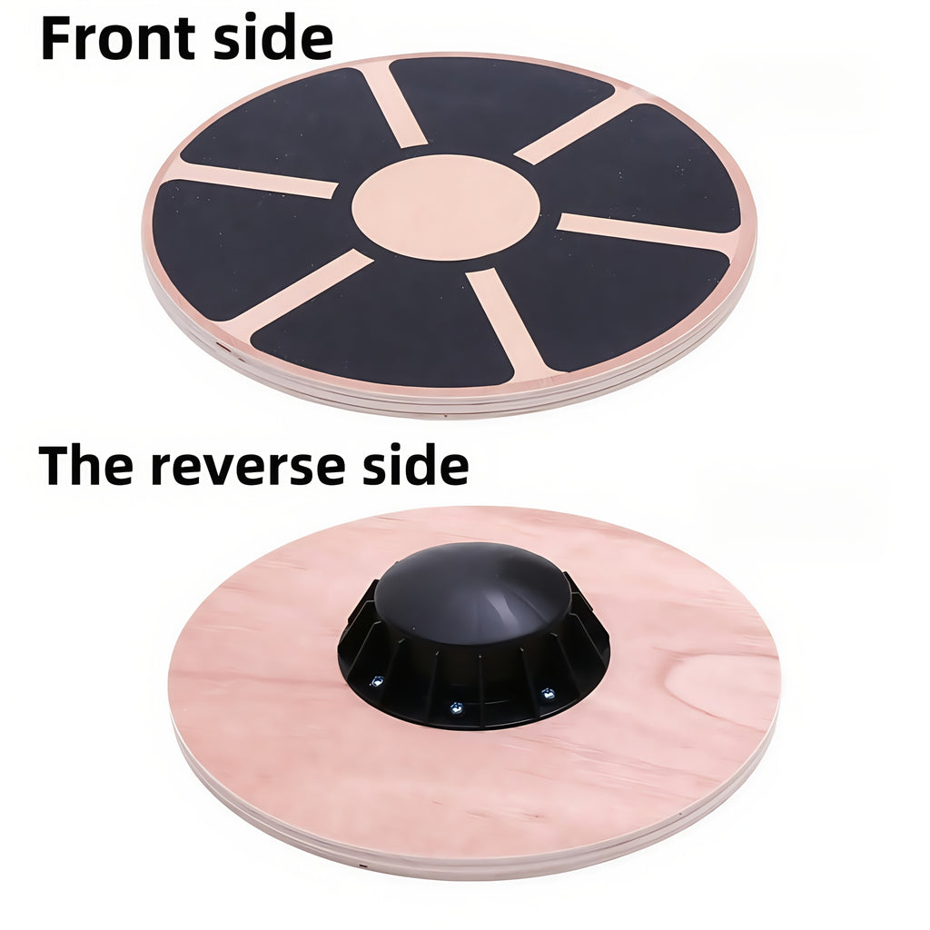 Balance Board Wobble Board for Adults Anti-Slip 350LBS Wooden Rocker Board for Physical Therapy Standing Desk Core Strength Balance Training Injury Recovery