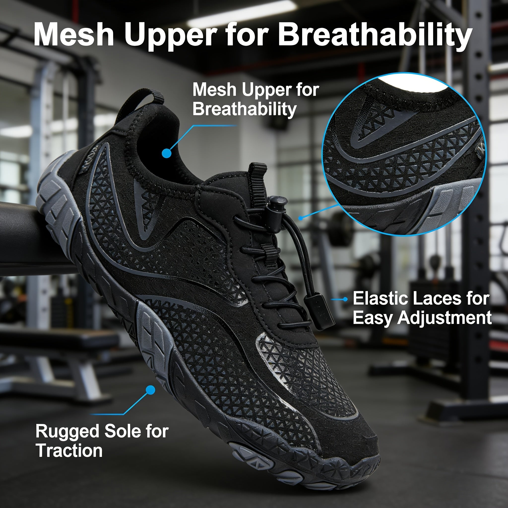 Barefoot Shoes for Women Wide Toe Box Lightweight Non-Slip Breathable Athletic Walking Hiking Water Shoes Beach Pool Swim US 6-11