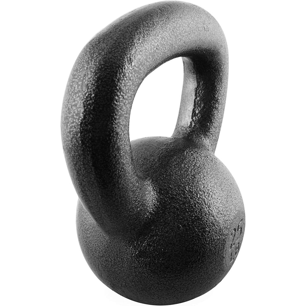 Cast Iron Kettlebell 10 25 35 50 70 LB Hammerstone Painted Flat Bottom Wide Handle – Home Gym Strength Training CrossFit HIIT Full Body Workout Weight
