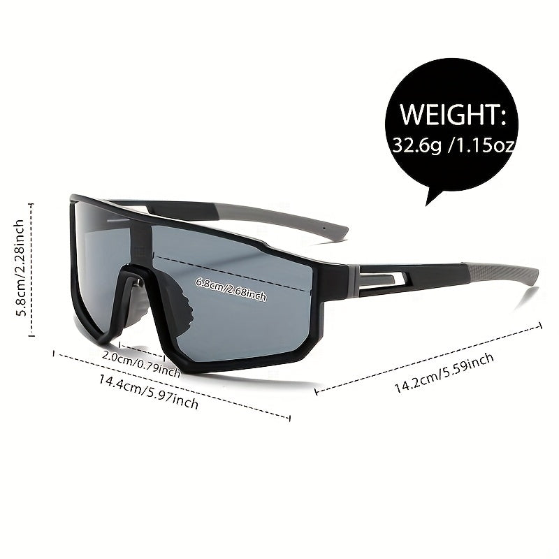 Mirrored Sports Sunglasses 3-4Pcs Set – PC Polycarbonate Lens Fashion Glasses for Men Women Casual Wear Festival Outdoor, Multiple Colors