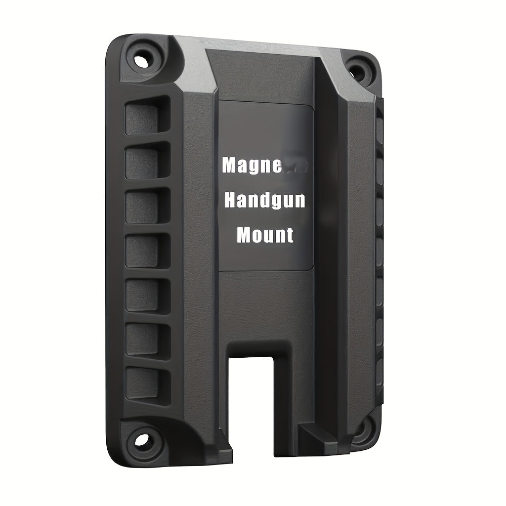 Magnetic Gun Holder Mount for Pistols Rifles & Shotguns – Quick-Release Secure Firearm Storage for Car Truck Wall Desk Bedside & Safe – Heavy Duty Polymer Magnetic Holster 1pc/2pcs