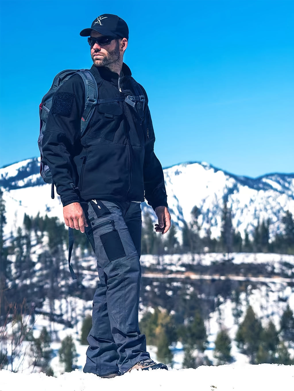 Men's Tactical Cargo Pants Quick-Dry Lightweight Hiking Pants Multi-Pocket Outdoor Work Pants for Men S-XXXL Black Grey Green