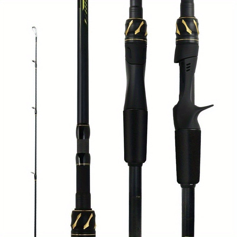 Ultralight Carbon Fiber Fishing Rod Casting Spinning – Sensitive Tip EVA Grip Pole for Bass Trout Freshwater Saltwater – 165/180/210cm Fishing Gift for Men