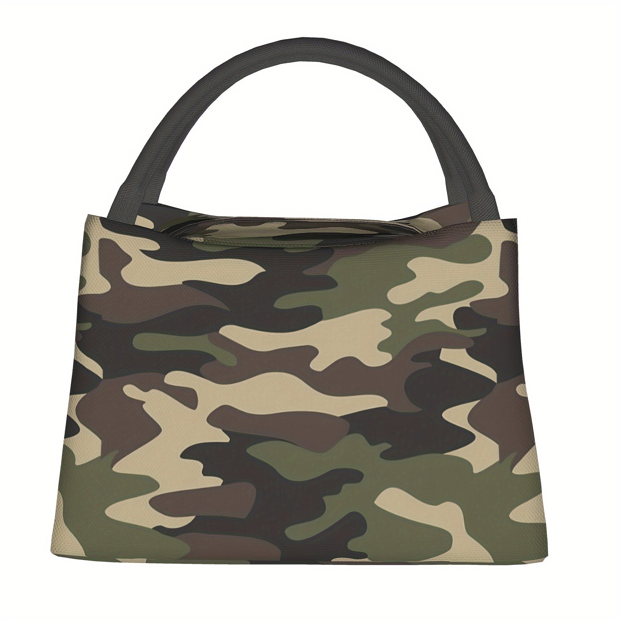 Insulated Lunch Bag Reusable 11x6.5x7 In – Polyester Cooler Tote for Camping, Picnic, Beach, Office & Outdoor Activities, Keeps Food Hot & Cold