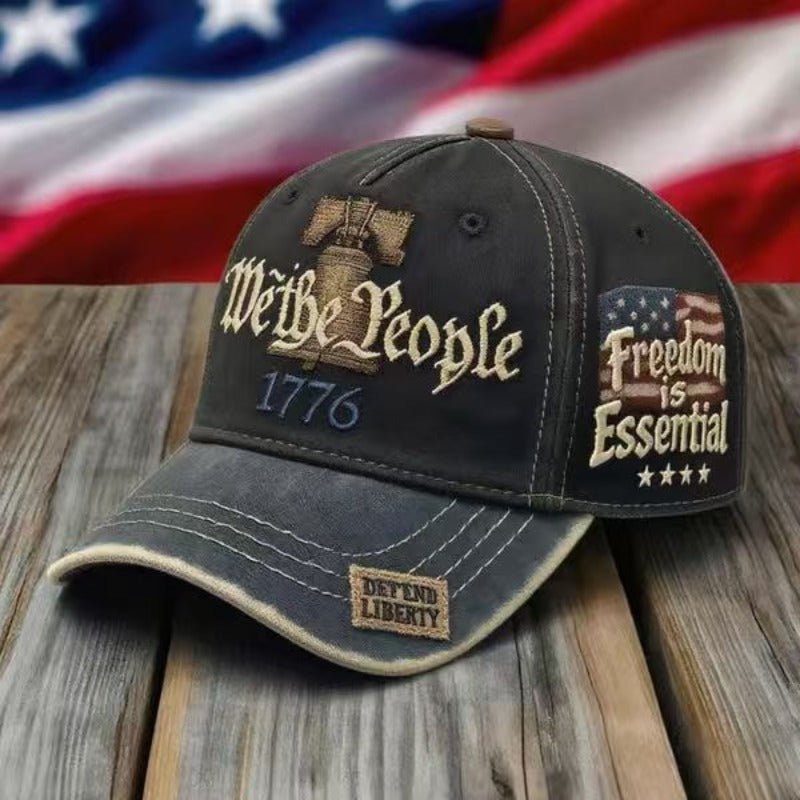 Embroidered Baseball Cap Vintage Water Washed Hat for Men and Women Adjustable Unisex Trendy Dad Hat 2025
