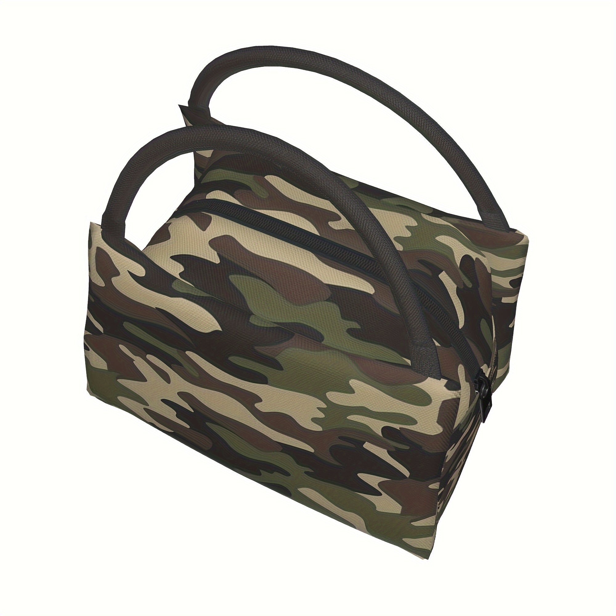Insulated Lunch Bag Reusable 11x6.5x7 In – Polyester Cooler Tote for Camping, Picnic, Beach, Office & Outdoor Activities, Keeps Food Hot & Cold