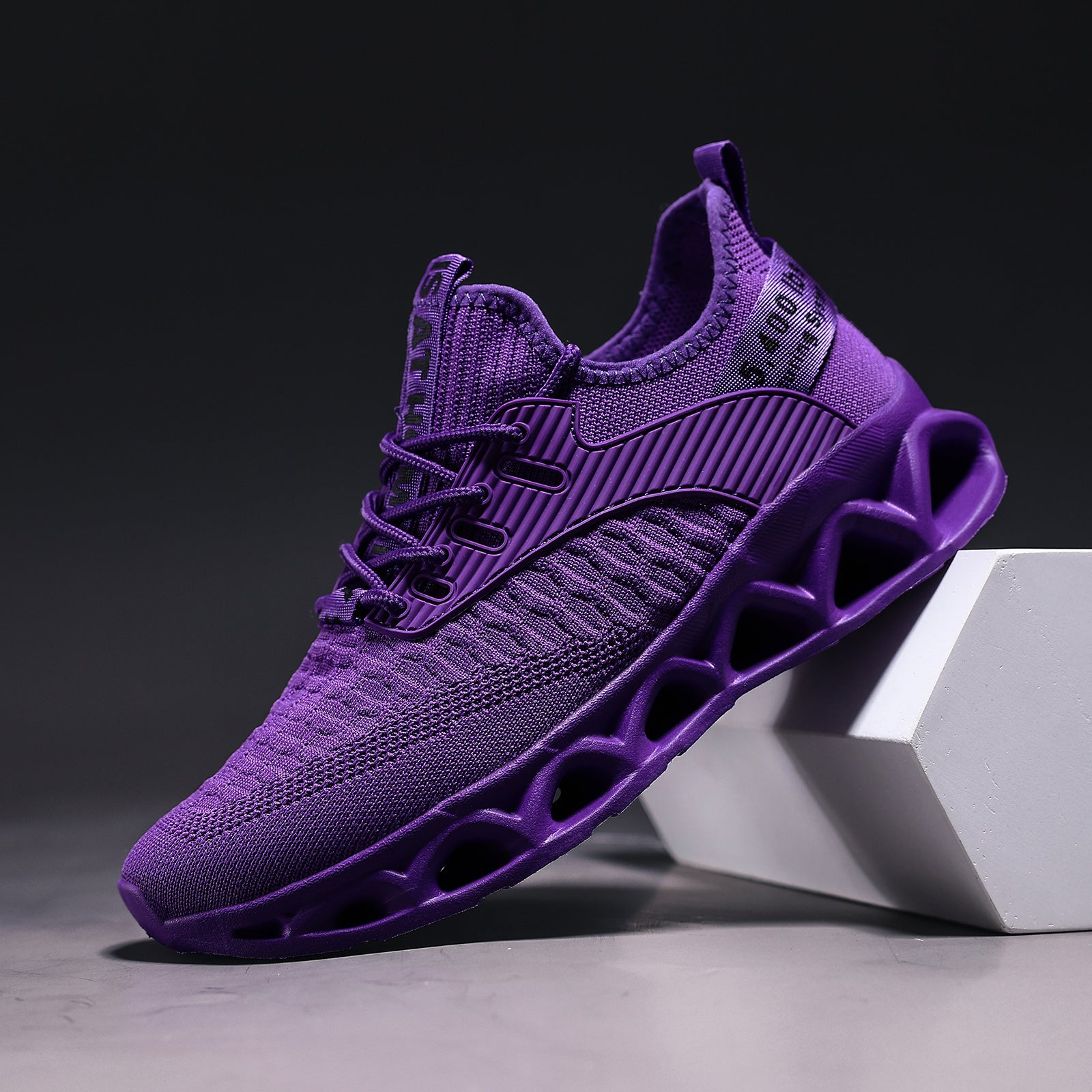 Women's Breathable Running Sneakers Non-Slip Blade Sole – Lightweight Cushioned Gym Walking Work Outdoor Training Shoes for Women US Size 6.5-12.5 – 7 Colors