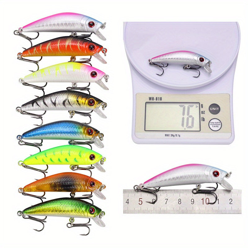 Fishing Lure Set Realistic Swimbaits Spinnerbaits & Minnow Baits for Freshwater & Saltwater – Premium Hard Lures Rotorbaits Mini Fish Baits with Tackle Box – Complete Fishing Bait Kit Angler Gift