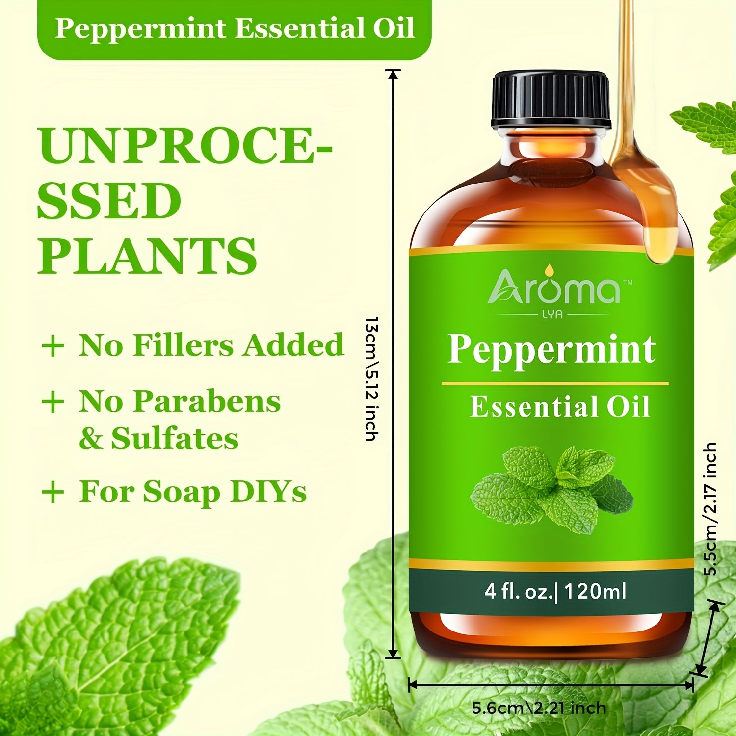 4 fl oz Pure Essential Oils Set – Lavender, Eucalyptus, Peppermint, Frankincense, Lemon, Sweet Orange & Coconut Vanilla | Aromatherapy Oils for Diffuser, Humidifier, Candles, Body & Car Air Freshener