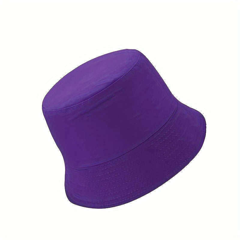Bucket Hat 4-Pack Foldable Packable Soft Solid Color Sun Hats Unisex Wide Brim UV Protection for Hiking Camping Beach Fishing Travel Gardening Men Women