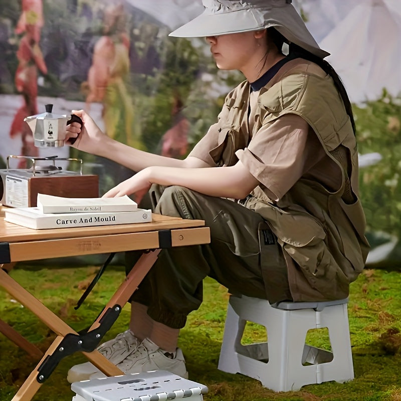 Foldable Camping Stool Portable Compact – Lightweight Multi-Function Folding Seat for Fishing, Gardening, Hiking, Home & Car Storage | Medium, Large & Extra Large