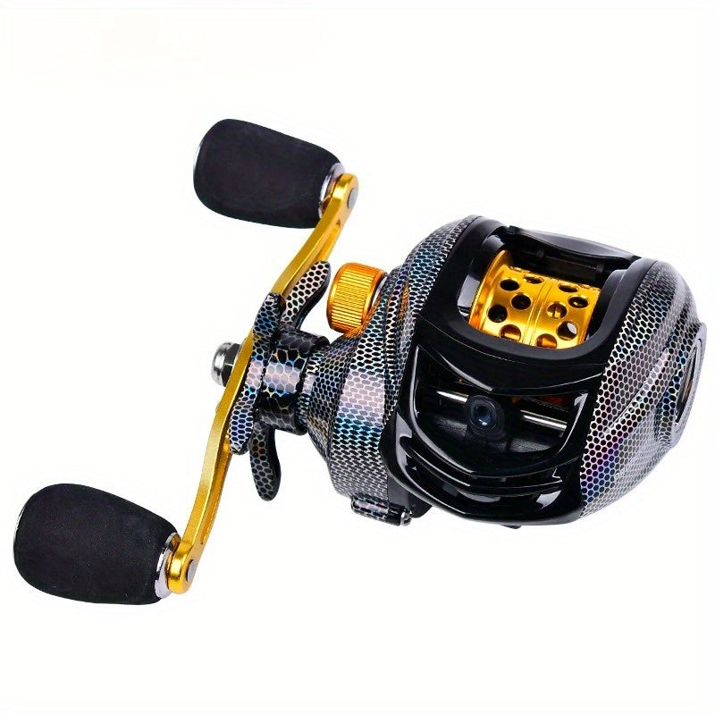 Ambidextrous Baitcasting Fishing Reel Left Right Hand – Aluminum Alloy High-Performance Bearings for Freshwater Saltwater Bass Fishing Men Women