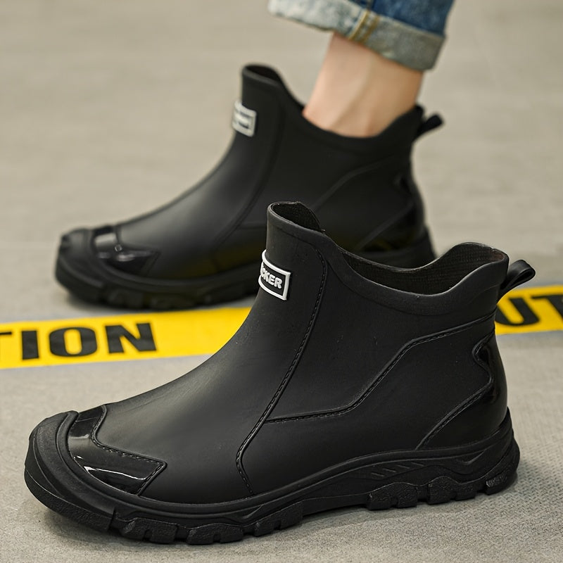 Short Rain Boots for Men & Women – Waterproof Non-Slip Outdoor Rubber Boots for Hiking, Rainy Days, Car Wash & Garden, US 6-11, Multiple Colors