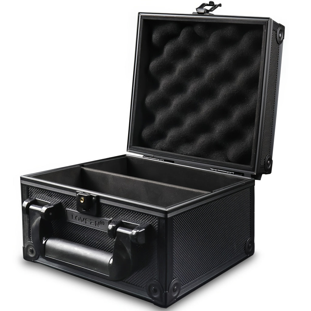 Trading Card Toploader Storage Box – Holds 600+ Cards Fits 3x4 35PT Rigid Card Holders with 18 Dividers & 6 Foam Stoppers for Sports Cards TCG Pokemon Baseball Football Basketball