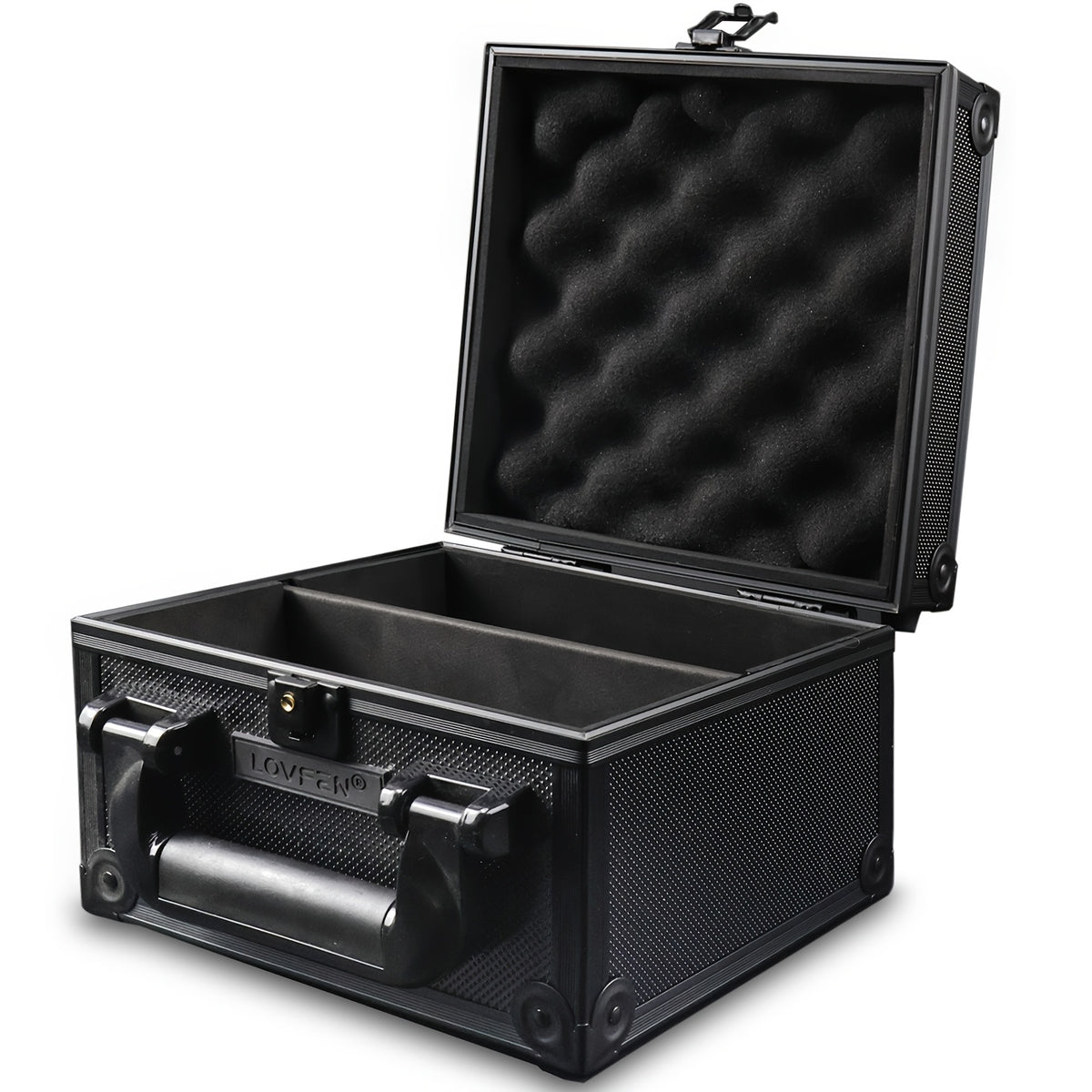 Trading Card Toploader Storage Box – Holds 600+ Cards Fits 3x4 35PT Rigid Card Holders with 18 Dividers & 6 Foam Stoppers for Sports Cards TCG Pokemon Baseball Football Basketball