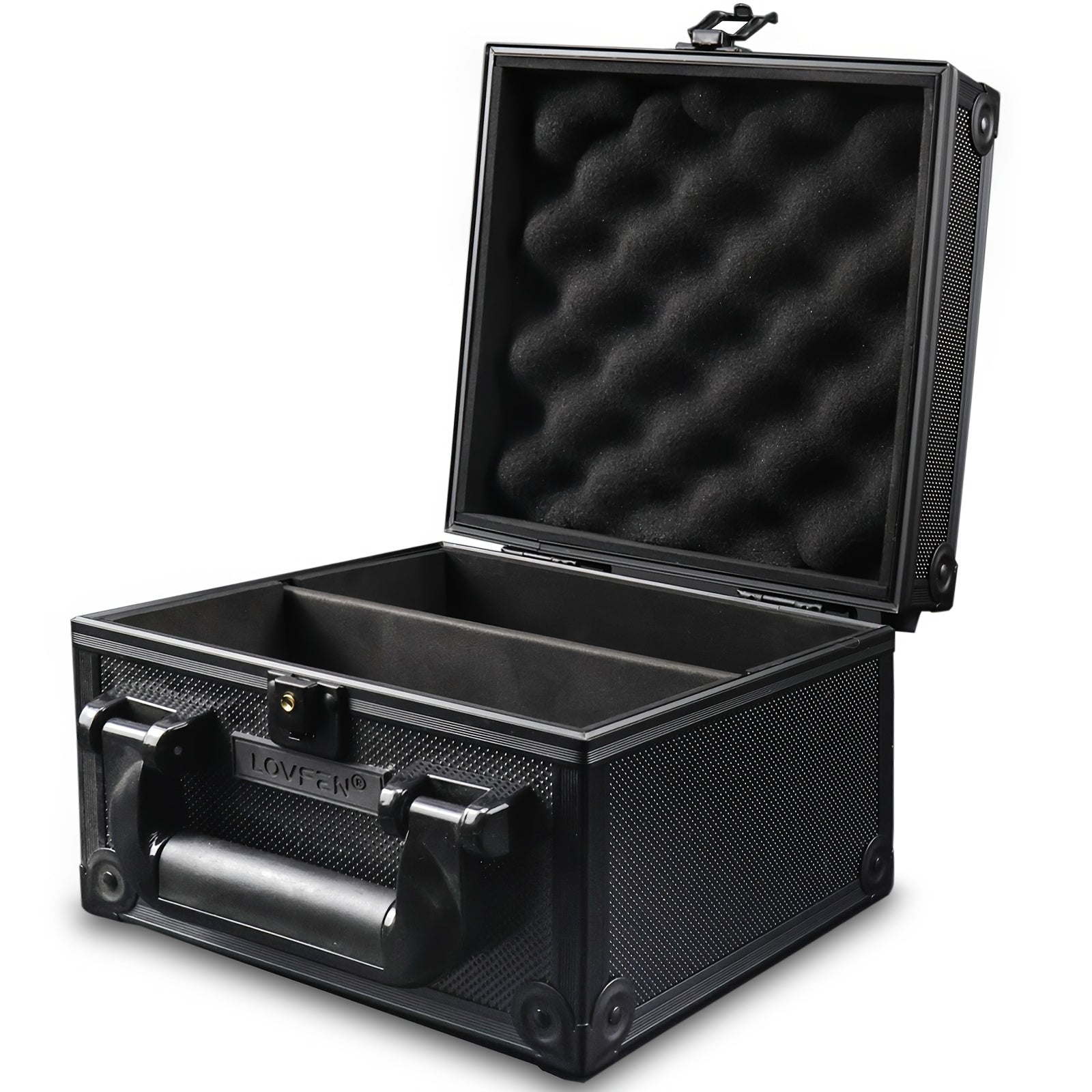 Trading Card Toploader Storage Box – Holds 600+ Cards Fits 3x4 35PT Rigid Card Holders with 18 Dividers & 6 Foam Stoppers for Sports Cards TCG Pokemon Baseball Football Basketball