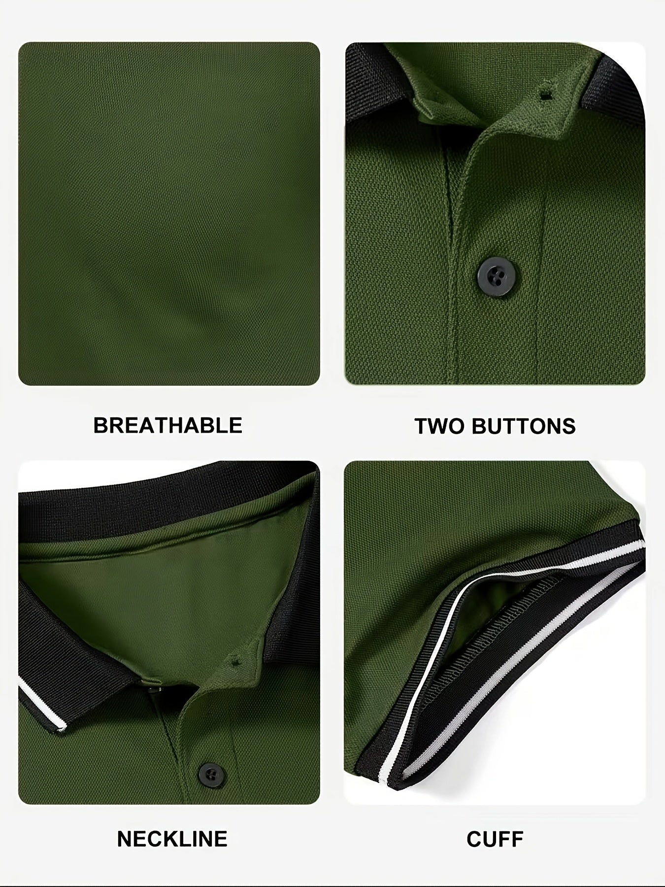 Men's Polo Shirts 6 Pack Short Sleeve Sports Golf Casual Summer Outdoor Tee Mixed Colors S-XXL