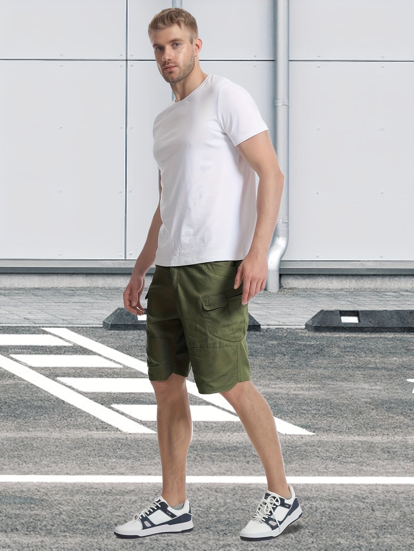 Men's Cargo Shorts Breathable Quick Dry Tactical Work Shorts Multi-Pocket S-XXXL – Outdoor Hiking Fishing Camping Military Style Shorts for Men Black Khaki Grey Green