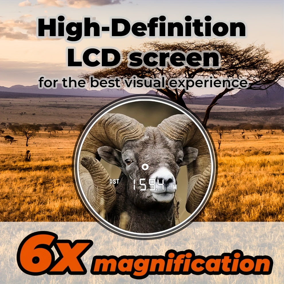 1200 Yard Laser Rangefinder Camouflage Rechargeable – Speed, Angle & Ballistic Compensation, Flagpole Lock, Type-C USB for Hunting, Golf, Archery & Hiking